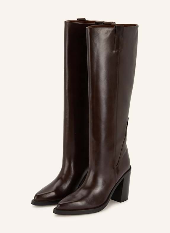 BRONX Boots MYA-MAE DARK BROWN