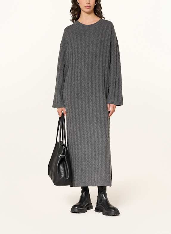 MRS & HUGS Strickkleid DUNKELGRAU
