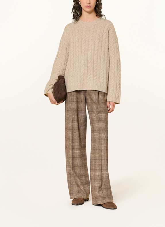MRS & HUGS Trui met alpaca BEIGE
