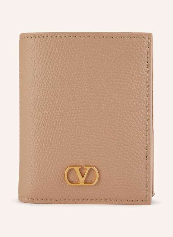 VALENTINO GARAVANI Portfel VLOGO SIGNATURE BEŻOWY