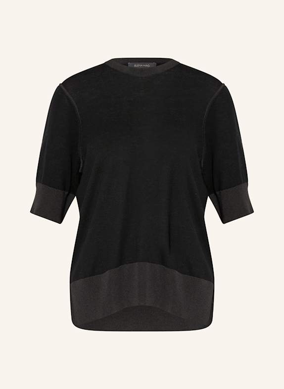 ELENA MIRO Strickshirt SCHWARZ