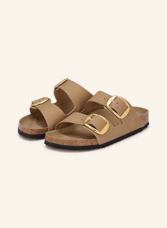 BIRKENSTOCK Pantoletten ARIZONA BIG BUCKLE HELLBRAUN