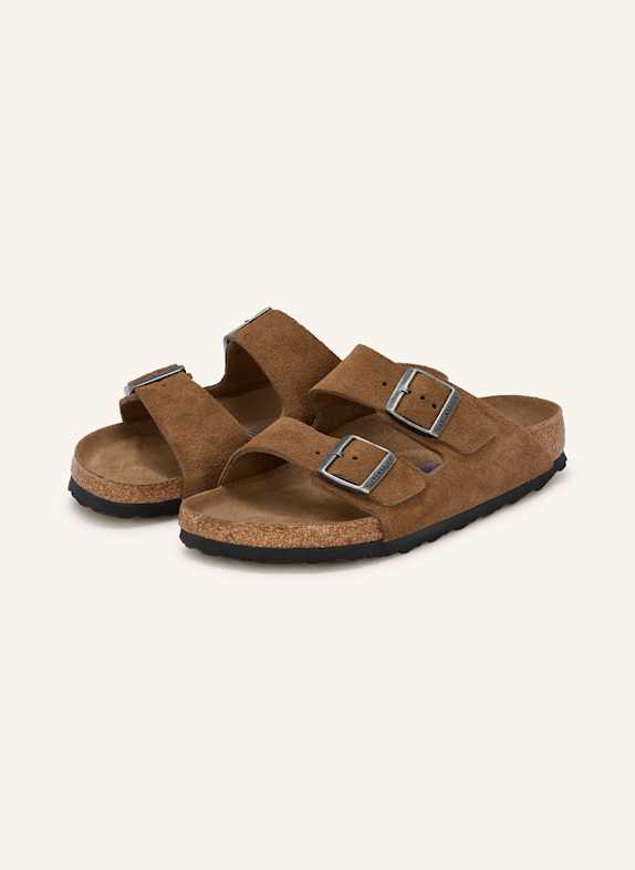 BIRKENSTOCK Pantoletten ARIZONA BS HELLBRAUN
