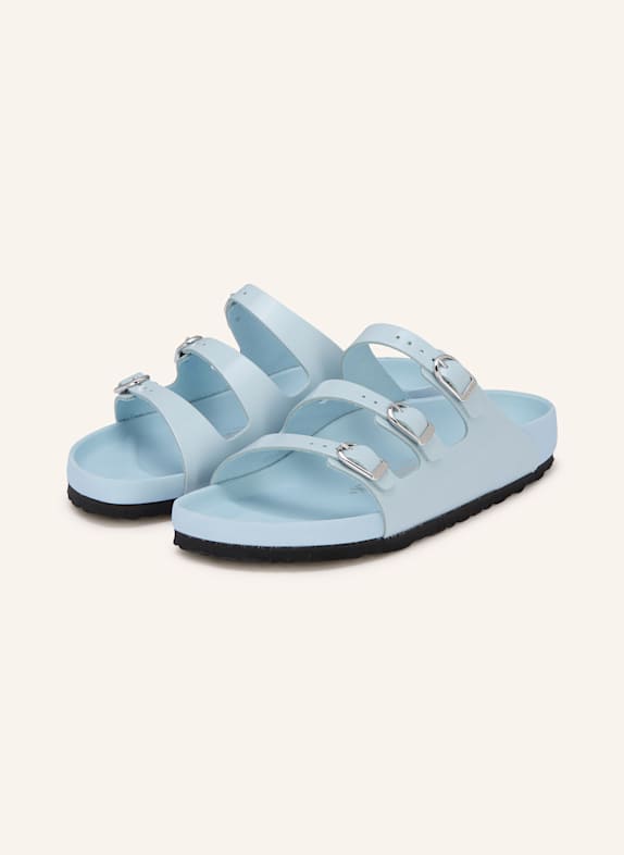 BIRKENSTOCK Pantoletten FLORIDA FRESH NATURAL HELLBLAU