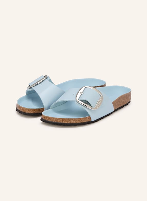 BIRKENSTOCK Pantoletten MADRID BIG BUCKLE HELLBLAU