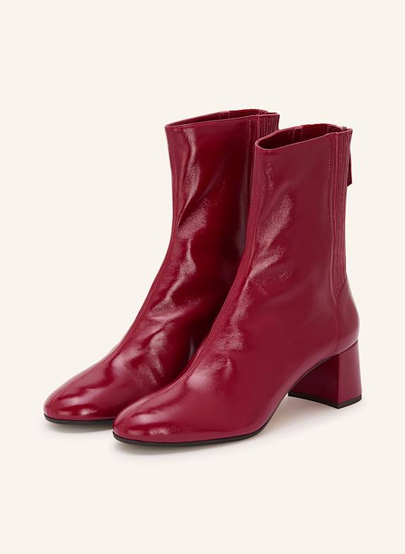 AQUAZZURA Ankle boots SAINT HONORE DARK RED