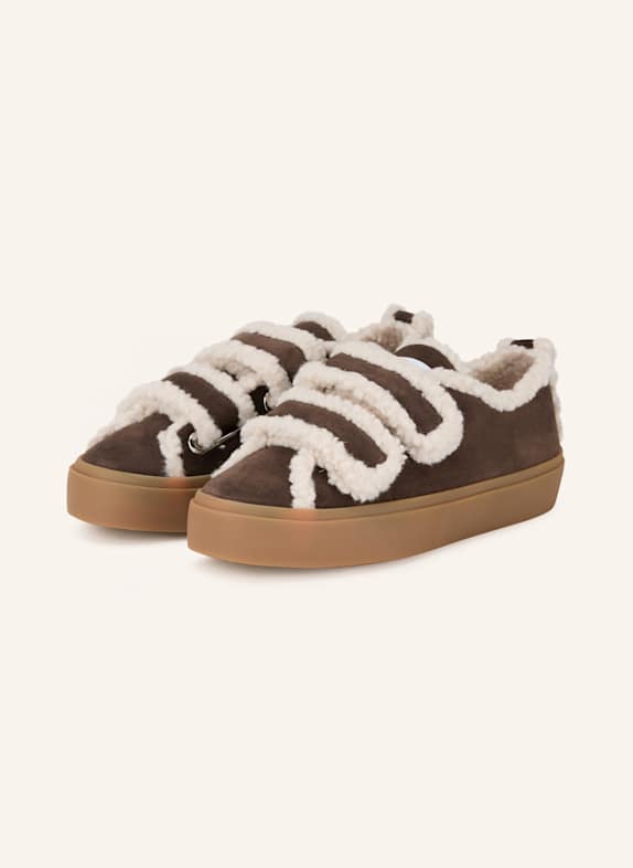 INUIKII adidas black and white pants girls with converse MARRON