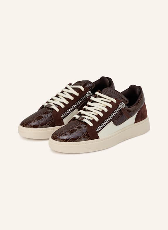 GIUSEPPE ZANOTTI DESIGN Sneaker MORPHEUS DUNKELBRAUN