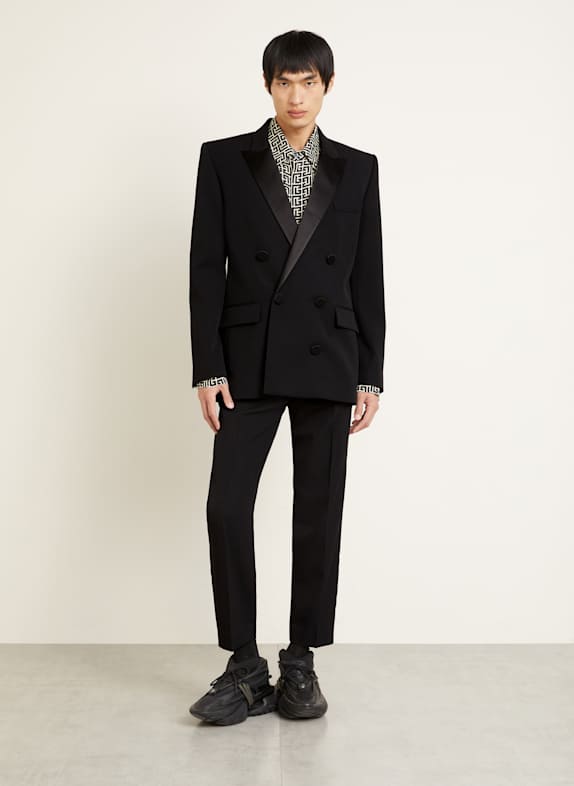 BALMAIN Smokingjasje Regular Fit EAP NOIR/NOIR