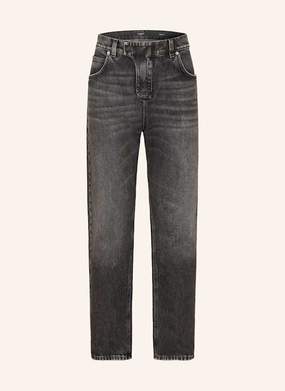 BALMAIN 4-14 balmain Kids sequined knit shorts 9AZ GRIS FONCÉ DENIM