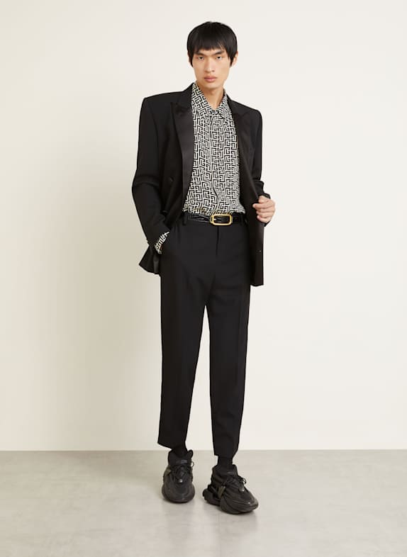 BALMAIN Smokingbukser Regular Fit SORT