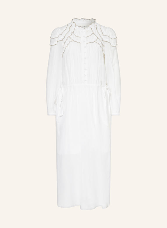 MARANT ÉTOILE Robe CHARISSA à volants BLANC
