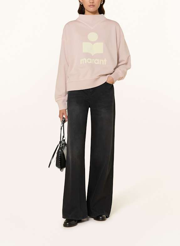 MARANT ÉTOILE Sweatshirt MOBY-GA LJUSROSA