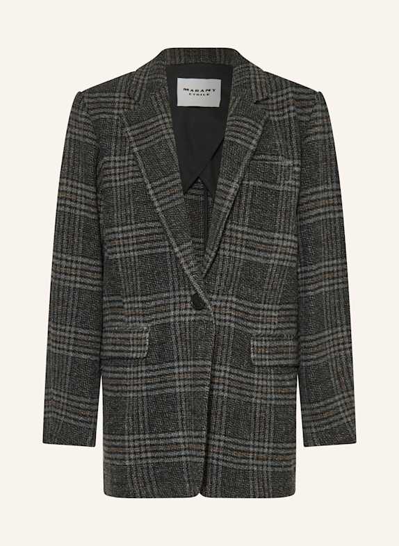 MARANT ÉTOILE Manteau GESINA GRIS FONCÉ