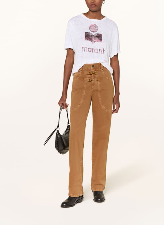 MARANT ÉTOILE Straight jeans BRINLEY 10OE Oker