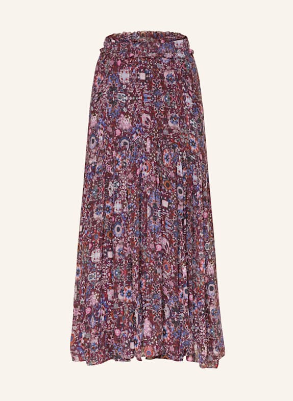 MARANT ÉTOILE Jupe BESMA ROUGE FONCÉ/ BLEU/ LILAS CLAIR