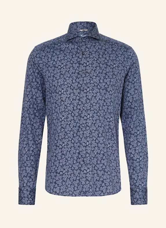 Stenströms Flanellhemd Slim Fit DUNKELBLAU/ BLAU