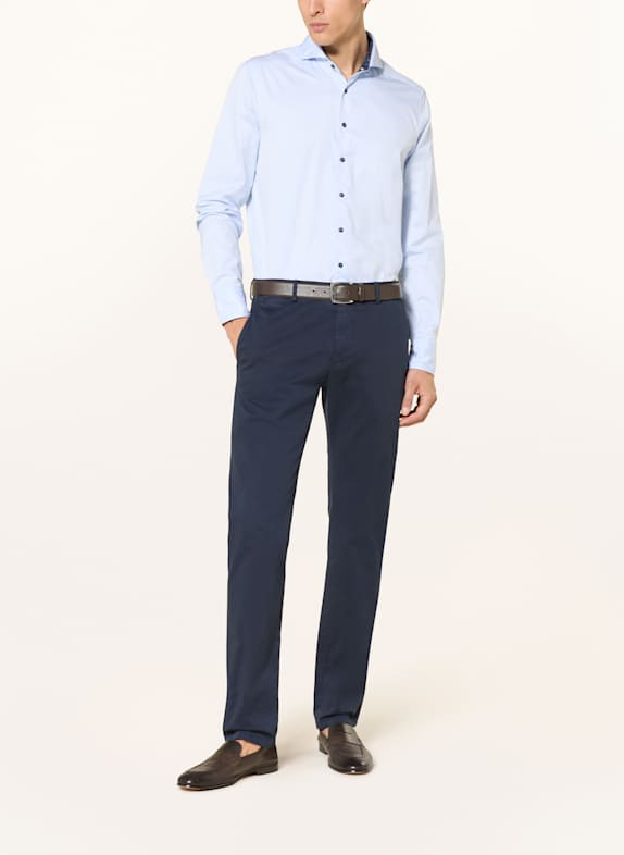 Stenströms Overhemd Slimline Fit LICHTBLAUW