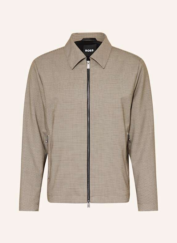 BOSS Overjacket HANRY BEIGE/ BRAUN/ DUNKELBRAUN