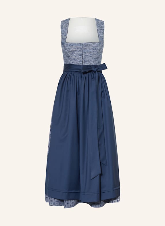 SPORTALM Dirndl avec dentelle ajourée BLEU GRIS