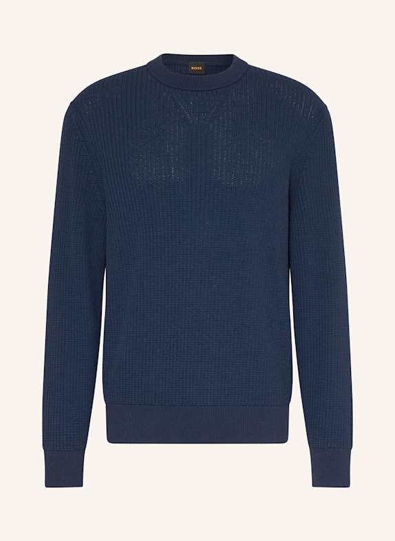 BOSS Pullover APOKKO DUNKELBLAU