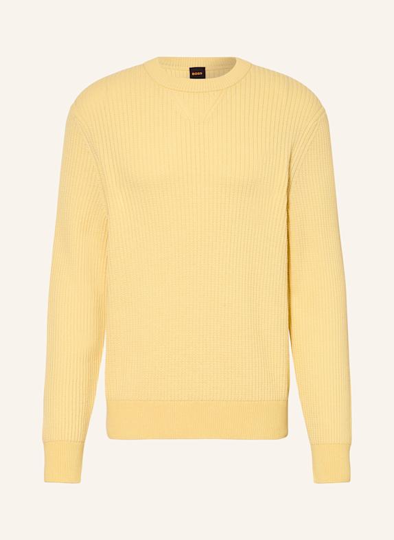 BOSS Pullover APOKKO GELB