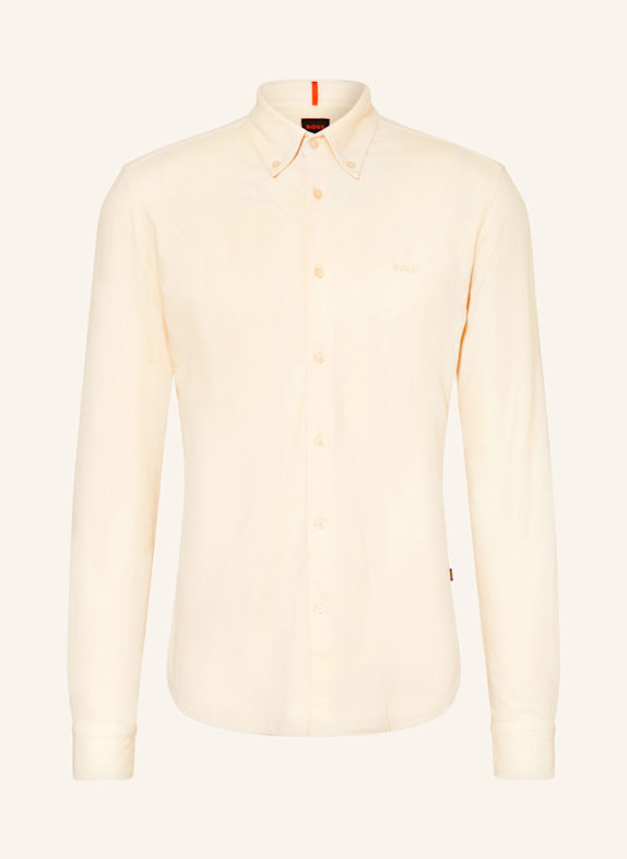 BOSS Jerseyhemd MYJERSEY Slim Fit HELLGELB