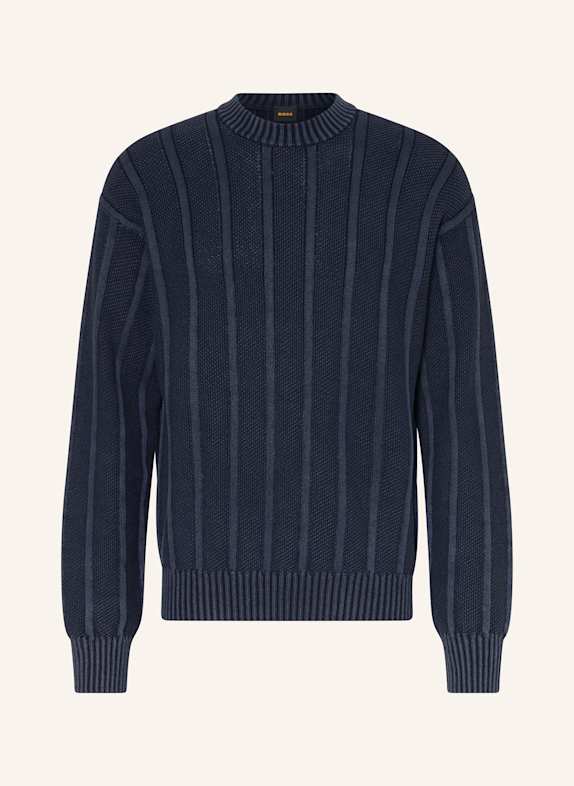 BOSS Sweter KAKTUS GRANATOWY