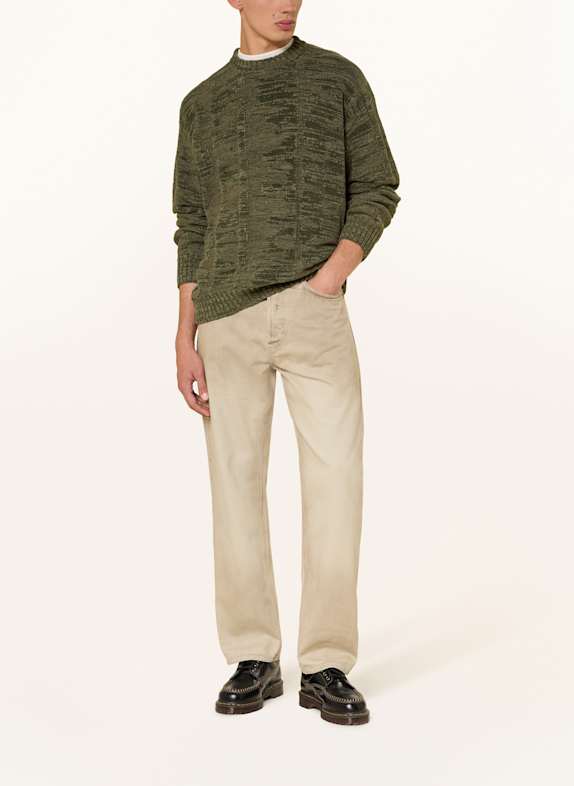 BOSS Pullover KIRESO DUNKELGRÜN