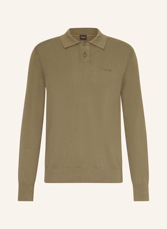 BOSS Strick-Poloshirt ASAC KHAKI
