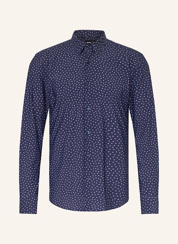 BOSS Hemd HANK Slim Fit DUNKELBLAU
