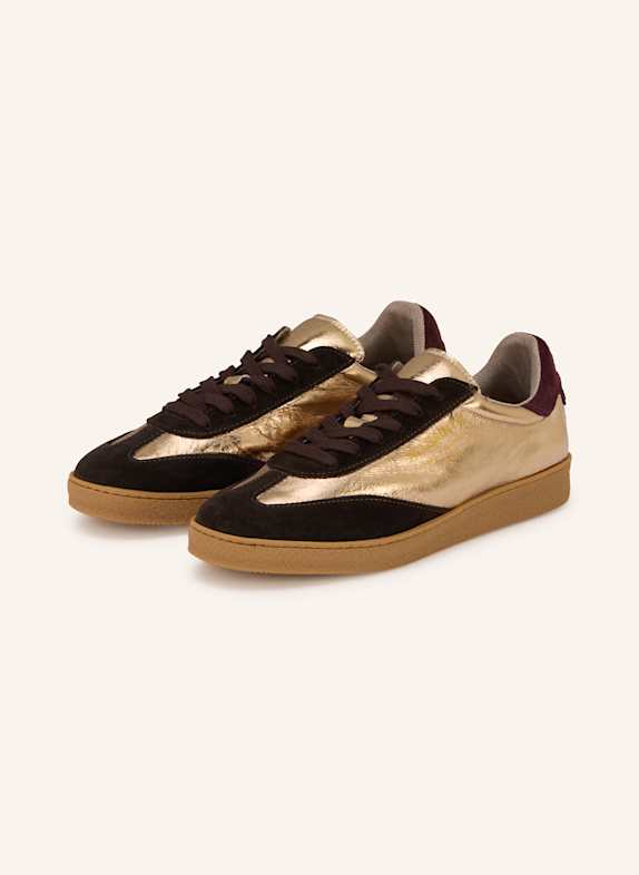 ALLSAINTS Sneaker THELMA GOLD/ DUNKELBRAUN