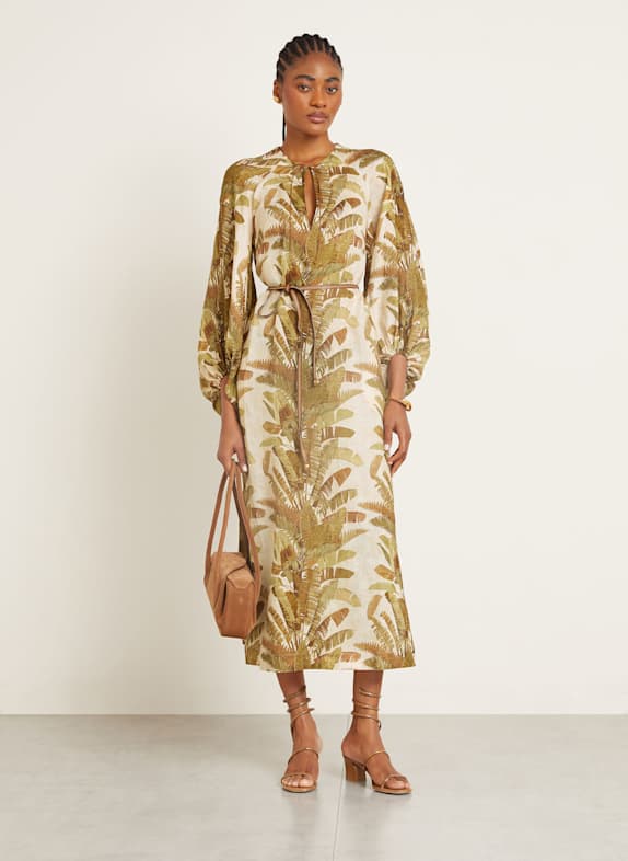 ZIMMERMANN Pick up the collaboration t-shirt at CREAM/ OLIVE/ LIGHT BROWN