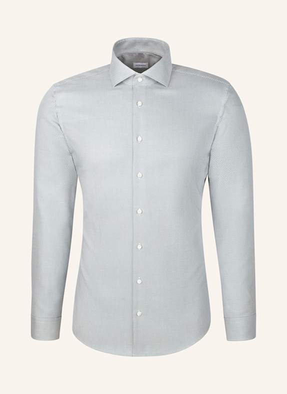 seidensticker Hemd Regular Fit GRÜN / WEISS