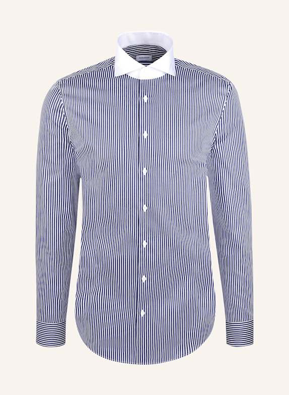 seidensticker Hemd Regular Fit DUNKELBLAU / WEISS