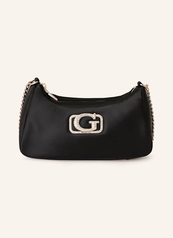 GUESS PRUE MINI handbag with gemstones BLACK