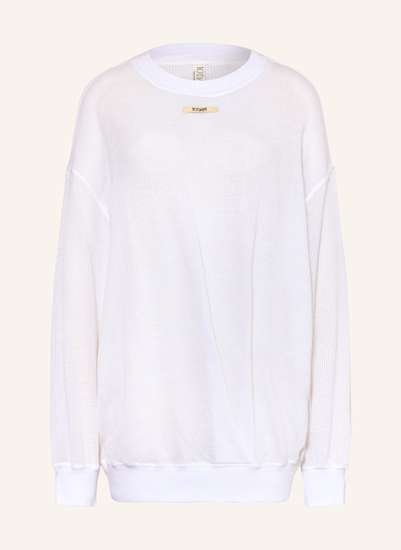 10DAYS Oversized-Sweatshirt WEISS