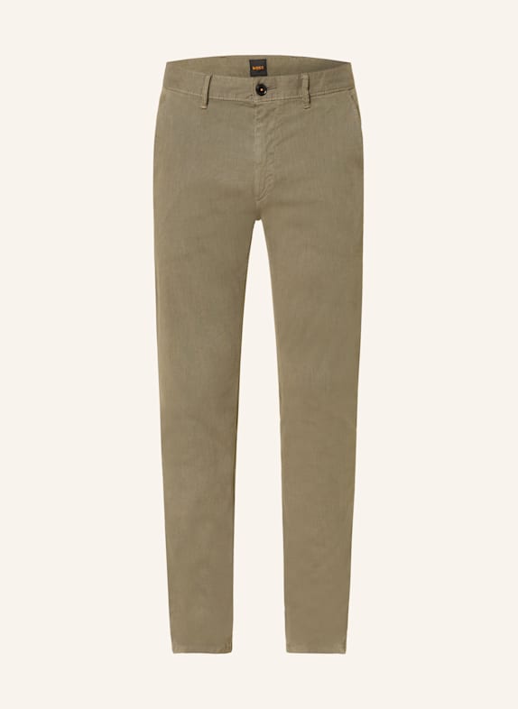 BOSS Chino Slim Fit DUNKELGRÜN