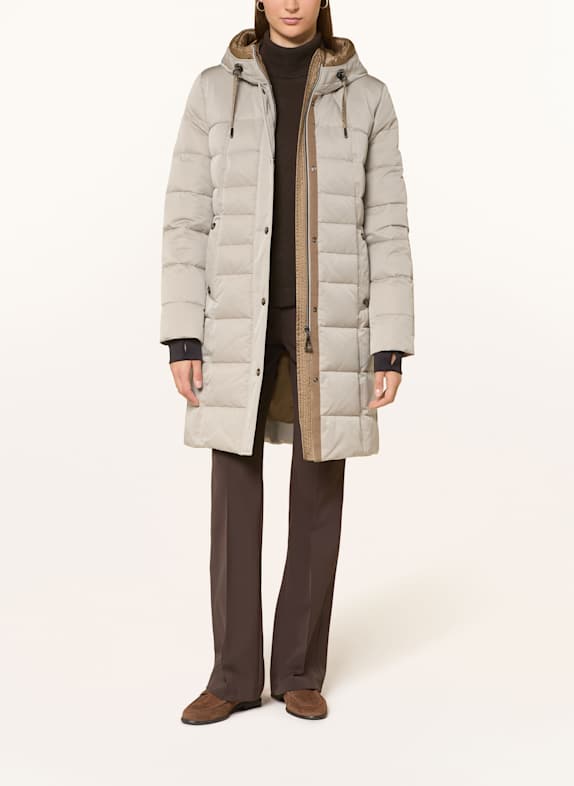 GIL BRET Quilted coat with DUPONT™ SORONA® insulation GRAY