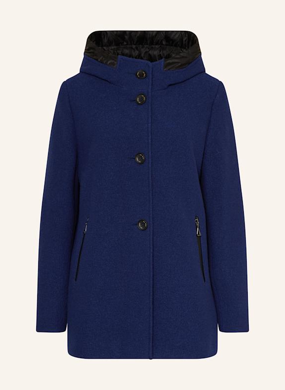 GIL BRET Bouclé-Jacke BLAU