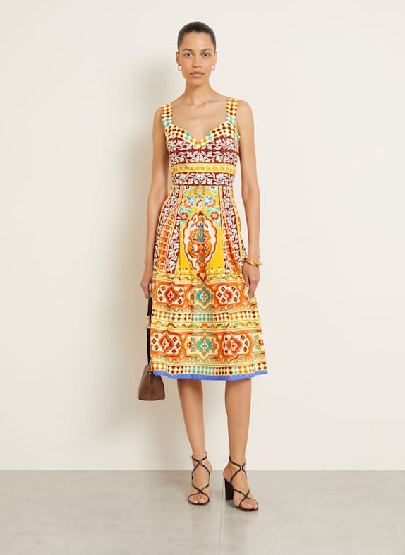ETRO Dress DARK YELLOW/ BROWN/ GREEN