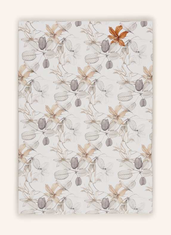 FAZZINI Housse de couette réversible PALAZZINA LIBERTY BLANC/ GRIS/ MARRON CLAIR