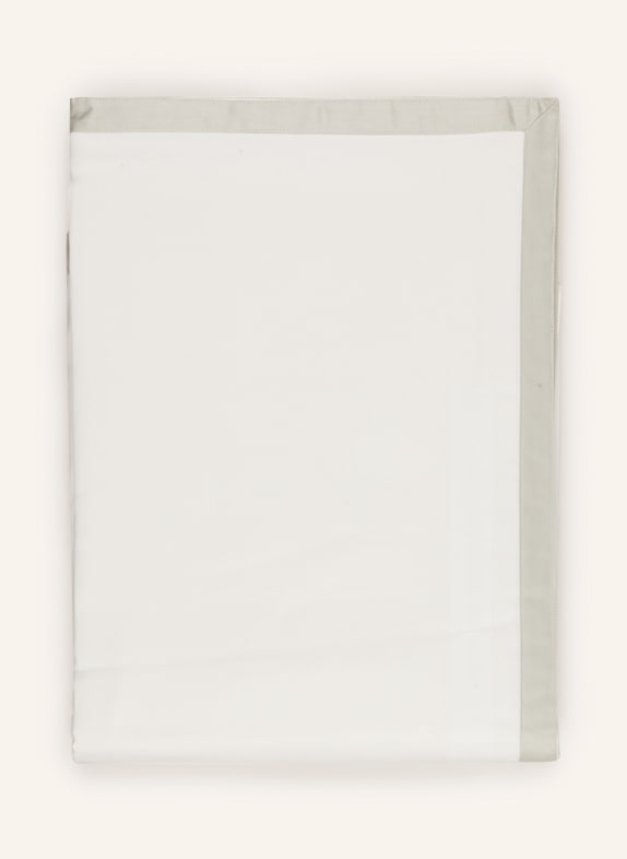 FAZZINI Bettbezug HELLEN WEISS / GRAU