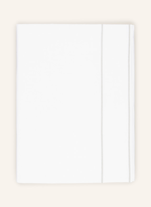 FAZZINI Bettbezug ISOLA WEISS / GRAU