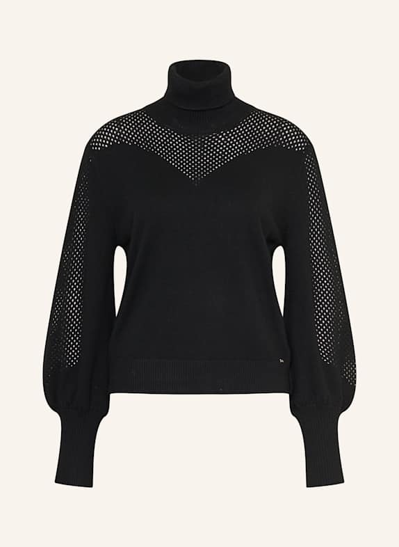 IVI collection Rollkragenpullover SCHWARZ