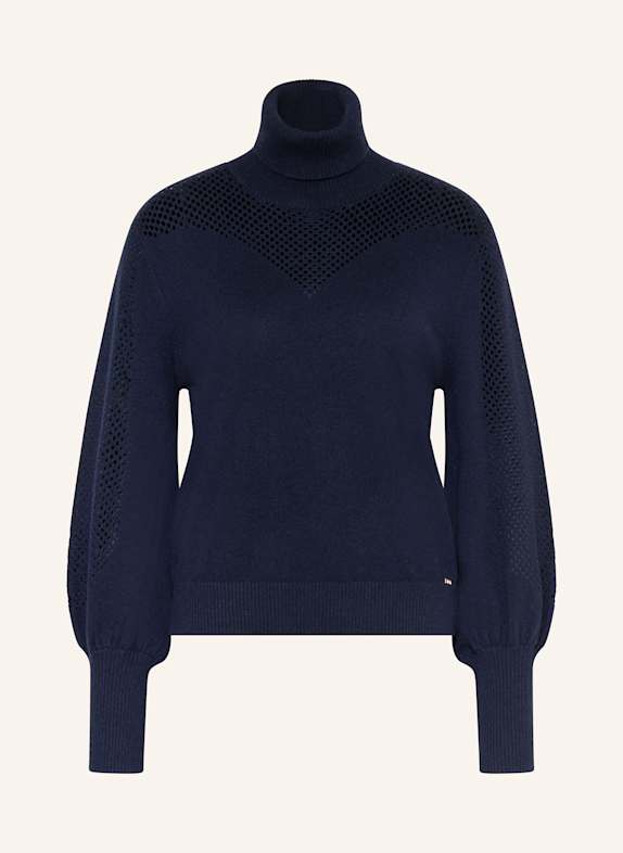 IVI collection Rollkragenpullover DUNKELBLAU