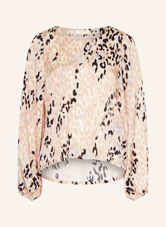 IVI collection Blusenshirt aus Seide NUDE/ BEIGE/ SCHWARZ