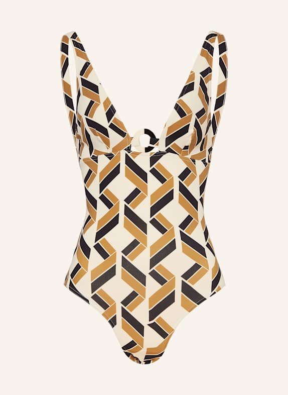 ERES Badeanzug PARTY ECRU / SCHWARZ / KHAKI