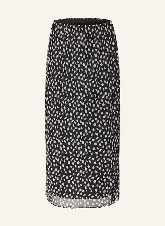 CARTOON Mesh skirt BLACK/ WHITE