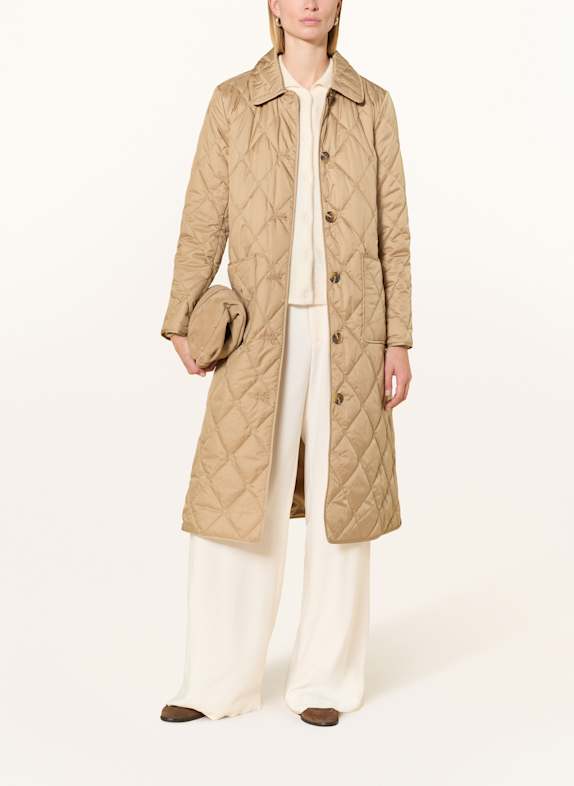 LAUREN RALPH LAUREN Quilted coat BEIGE
